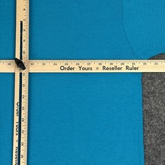 Vintage Fruit of the Loom Shirt Mens Large Teal Blue Single Stitch USA 1990s