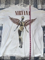 Vintage Nirvana In Utero Reprint Giant Tag XL Rare Shirt