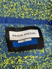 MAISON SPECIAL Mix Color Fancy Yarn Prime-Over Skipper Knit Pullover 2