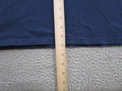 Vintage Mossimo T Shirt SZ XL 90s Single Stitch Double Sided Navy Blue USA Made