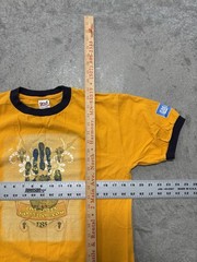 Vintage Anvil “Live Green Go Yellow” ringer tee in a men’s medium