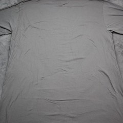 Sada Shirt Mens 4XL Gray Crew Neck Tee Short-sleeve undershirt Casual