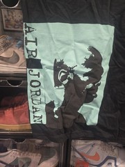 Vtg 2005 Nike Air Jordan Pop Art Graphic T Shirt NWT Black XXL Wrap Around Y2K