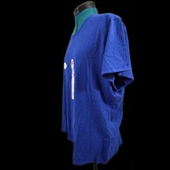Hanes Men’s Short Sleeve Blue T-Shirt Crewneck ComfortBlend Sz – 2XL