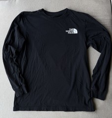 The North Face Black Graphic Logo Crew Neck Long Sleeve Men’s T-Shirt M