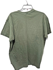All I want for Christmas is a New President T shirt Large Dark Green Gildan NWOT