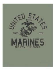 MARINES -United States Marines T-Shirt – Made in America – Size Medium -NWT