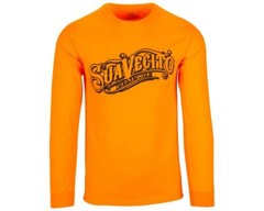 Men’s Suavecito OG Safety Orange Long Sleeve Shirt (S M L XL 2XL 3XL 4XL 5XL)