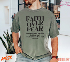 Unisex Faith Over Fear Christian T-Shirt, Men T shirt,Women T shirt Gift Religio