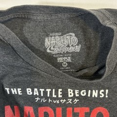 Naruto Vs Sasuke T-Shirt 2007 (Mens Size M Large) Shippuden Anime Versus Ripple