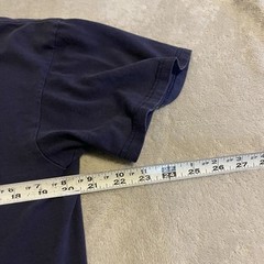 Vintage Motorcycle Shirt Men Large Blue Y2K Graphic Workout Streetwear Gym Tee