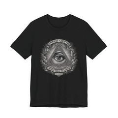 Eye of Providence T-Shirt | Illuminati All-Seeing Eye Masonic Symbol Tee