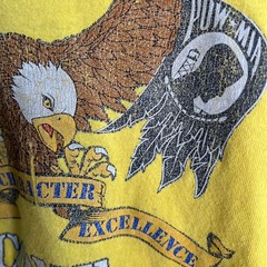 Vintage Second to None USA Veteran US Eagle POW MIA War Flag Military RARE