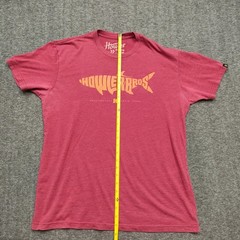 Howler Brothers Shark Shirt Mens Large Red Heed the Call Austin Texas