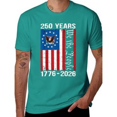 250 Years American Anniversary 250th USA US Flag 4th of July T-Shirt