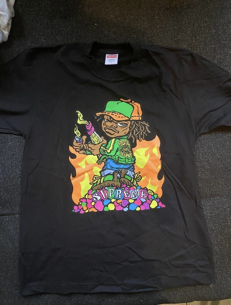 Supreme Molotov Kid Tee SS19 (Black) size small