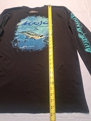 Mojo Sportswear Co. Fishing Shirt Long Sleeve Large Avid Angler St. Augustine FL