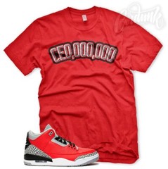 New “CEO” T Shirt for J1 3 Cement White Black Tinker Gray Red OG