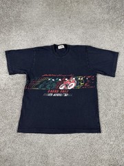 Vintage Hard Rock Cafe Shirt Mens Large Black Shah Alam Malaysia Grand Prix 90s