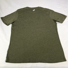 Asics Mens L T-Shirt “global Sportswear” Graphic Print EST. 1977 Green