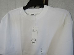 NWT UNIQLO Airism Cotton Crew Neck Oversized White Cotton T-Shirt Men’s M