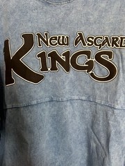 New Asgard Kings Spirit Jersey Unisex Size S Blue VAL 01 Valkyrie Marvel Thor