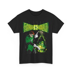 Green Lantern & Green Arrow T-Shirt – Neal Adams Art – 1970s DC Comics