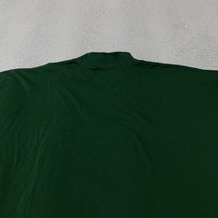Vintage Russell Athletic Mock Neck Shirt Mens 2XL XXL Green Pro Cotton Blank NEW