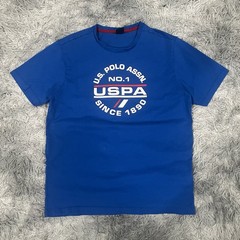 U.S. Polo Assn. T-Shirt Size Men’s Medium Blue USPA Graphic Short Sleeve Tee