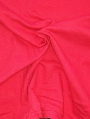 Anvil Lightweight Adult Red 100% Cotton V-Neck T-Shirt Size XL