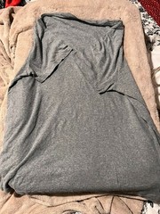 black and white graphic t-shirt GREY MENS SIZE XL