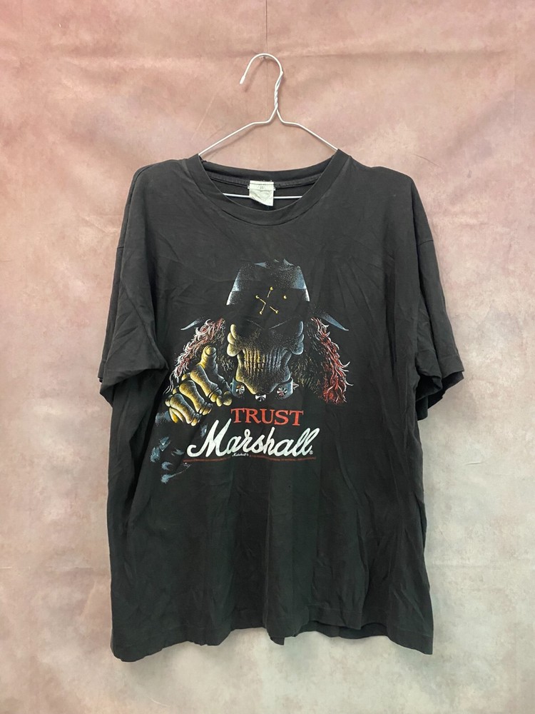 Marshall Amplification 90s Vintage MusicTaille T-Shirt Black Size XL