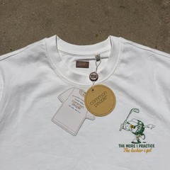 Common People Golf Club Tee Men’s Small White Graphic Shirt NWT