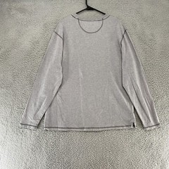 Coolibar Long Sleeve Shirt Mens Large Bamboo UPF 50 Gray Stretch Everyday