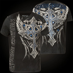 Xtreme Couture Affliction Men’s T-Shirt PANTHER Black Tattoo Biker S-5XL