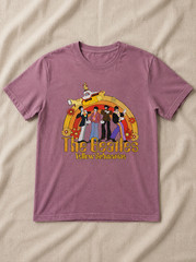 Comfort Colors The Beatles Yellow Submarine Graphic T-Shirt Vintage Rock Tee