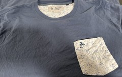 Original Penguin by Munsingwear Blue Tshirt Size XL Casual Preppy Weekend