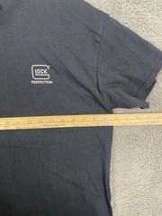 Glock Perfection T-Shirt Mens M Black Cotton Short Sleeve Crew Neck Pullover