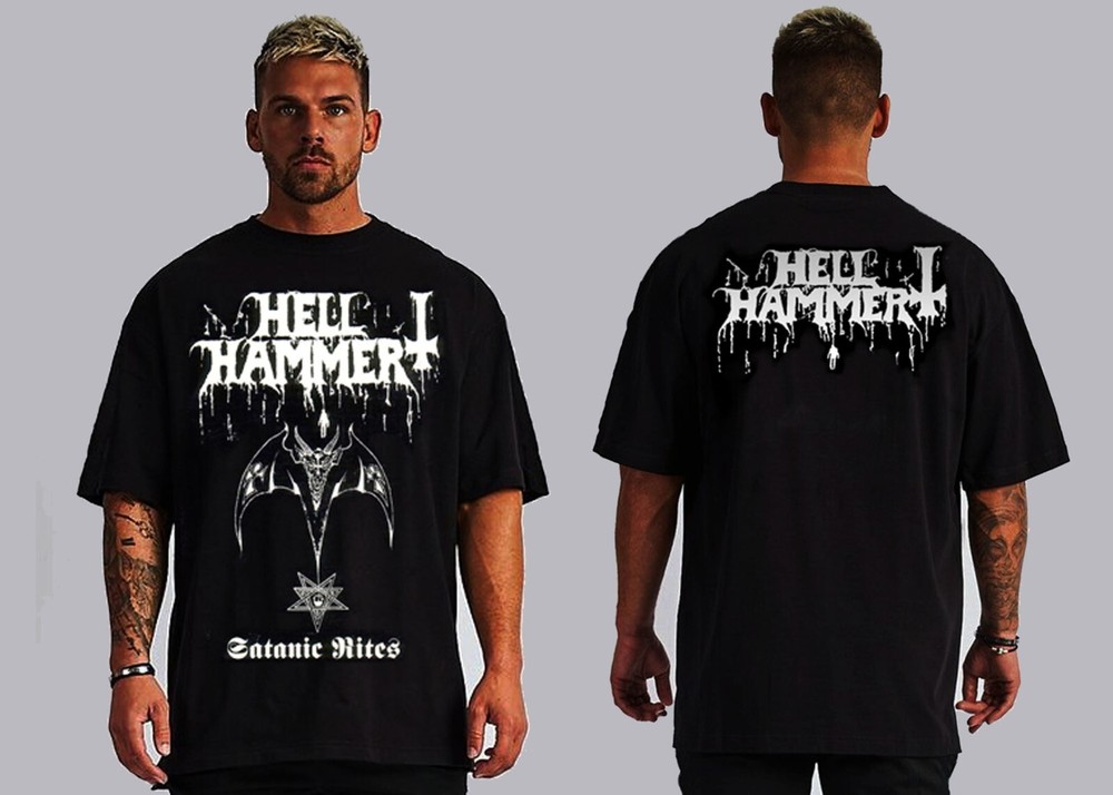 HellHammer black metal short Sleeve front and back print