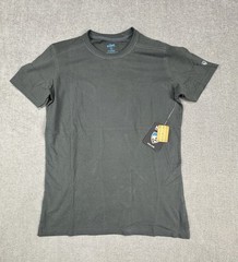 Kuhl Shirt Men Small Cotton Gray Hiking Trek Mountain New