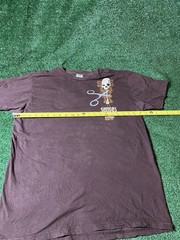 Vintage Senses Fail T-Shirt Bay Island Sportswear Size XL Brown Rock Band