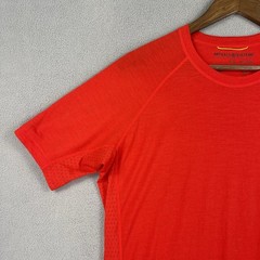 Artilect Systems Shirt Men Large Red A/sys 1 Boulder 125 Merino Wool Base Layer