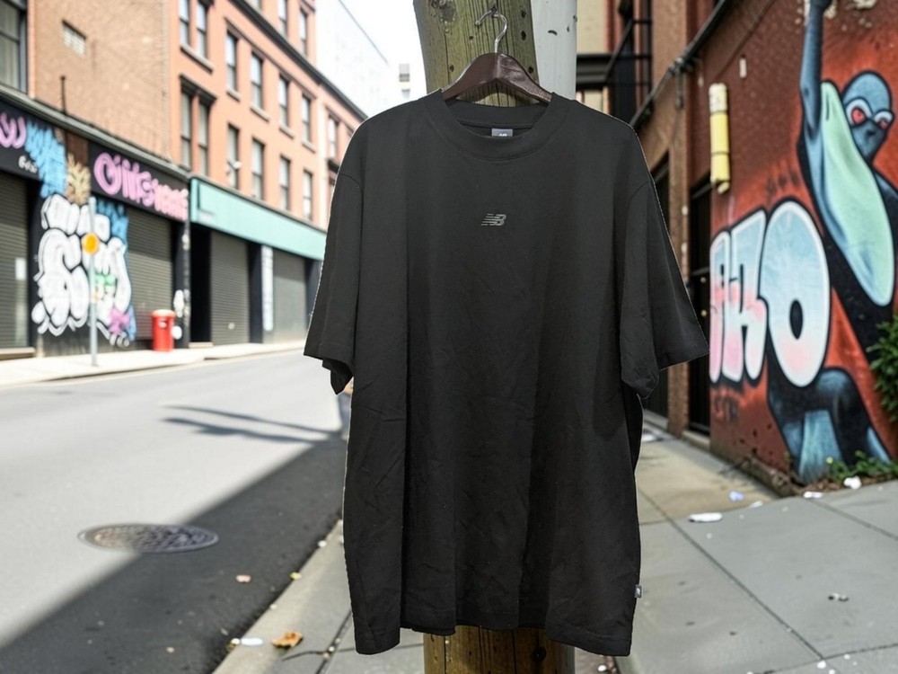 New Balance Oversized Premium Black Tonal T-Shirt Size 2XL NEW WITH TAGS!