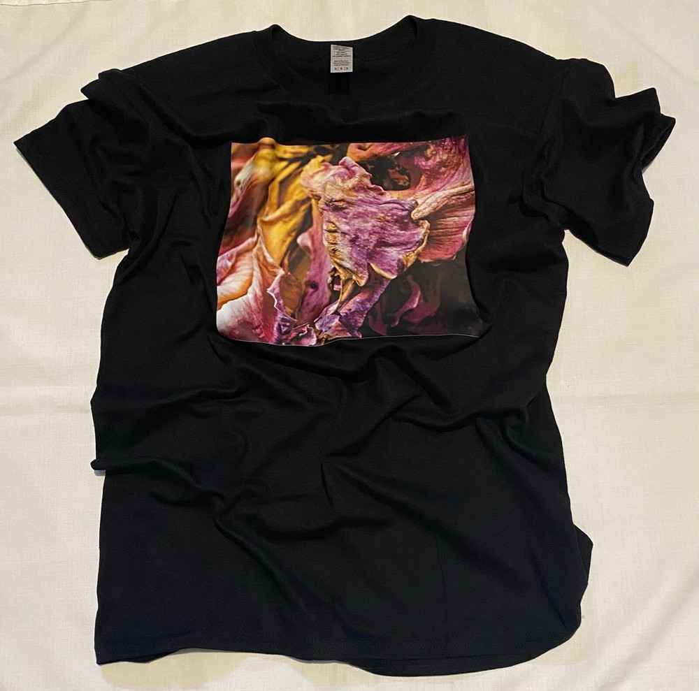 custom made T-Shirt unique art photo design faces photo art size Large