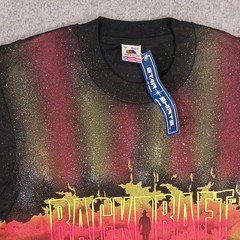 NOS Backdraft Movie Shirt Men M Black Promo Single Stitch Universal Studios 90s