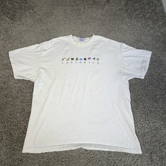 VTG Costa Rica Shirt Mens XL White Graphic Crew Neck Beefy-T Cotton Souvenir