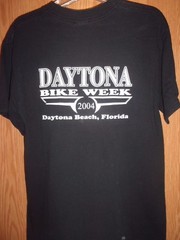 Daytona Bike week 04 black graphic M t shirt