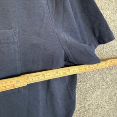 Tommy John Shirt Mens Large Blue Crewneck Pocket Tshirt Pima Cotton Modal Blend