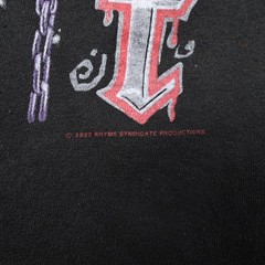 1993 Body Count Cop Killer Cutoff Sleeveless T Shirt Black Modern Medium Metal