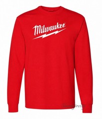 Milwaukee Tool Long-Sleeved Cotton T-Shirt, High-Quality Milwaukee Clothing.
